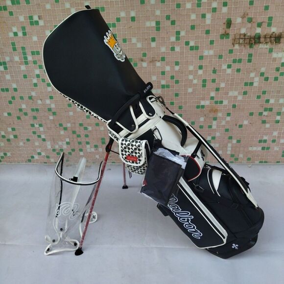 Malbon Golf Caddy Bag Stand Type Lightweight - Picture 3 of 7